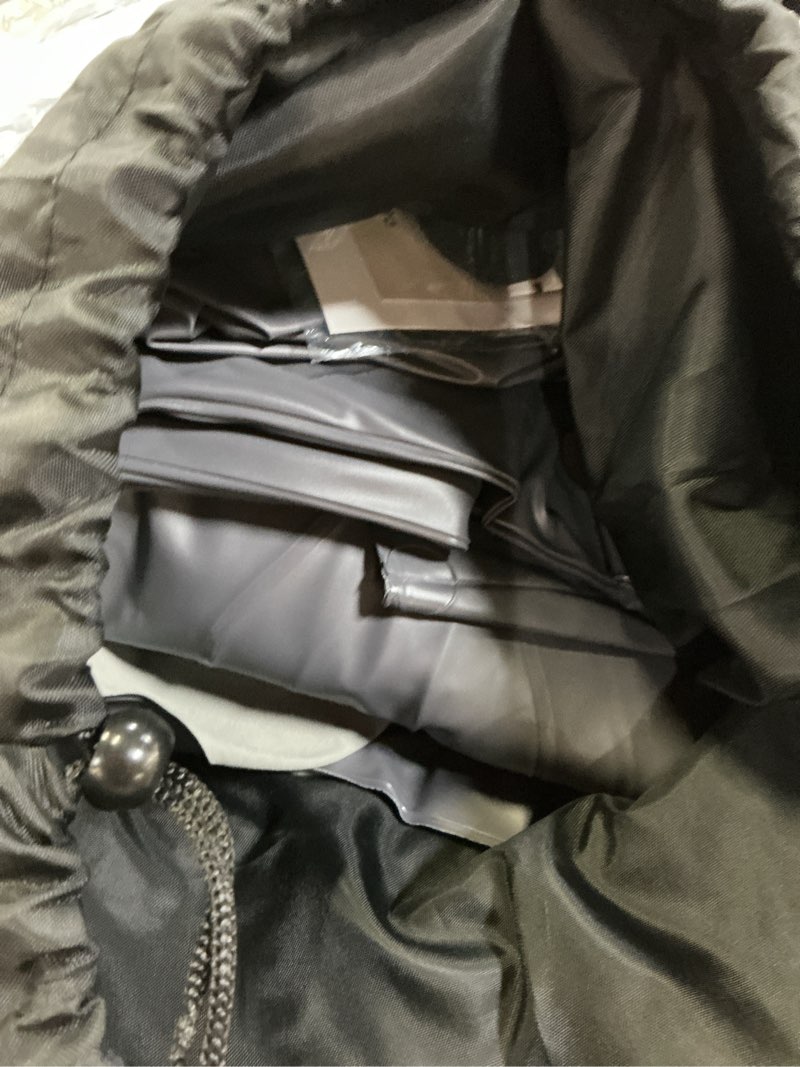 Condition photo showing As Is for car air mattress, inflatable suv truck air mattress back seat camping bed thickened car sleeping pad for travel, car bed suv mattress with air pump 2 pillows ash grey