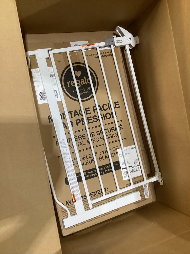 regalo baby gate, incomplete parts