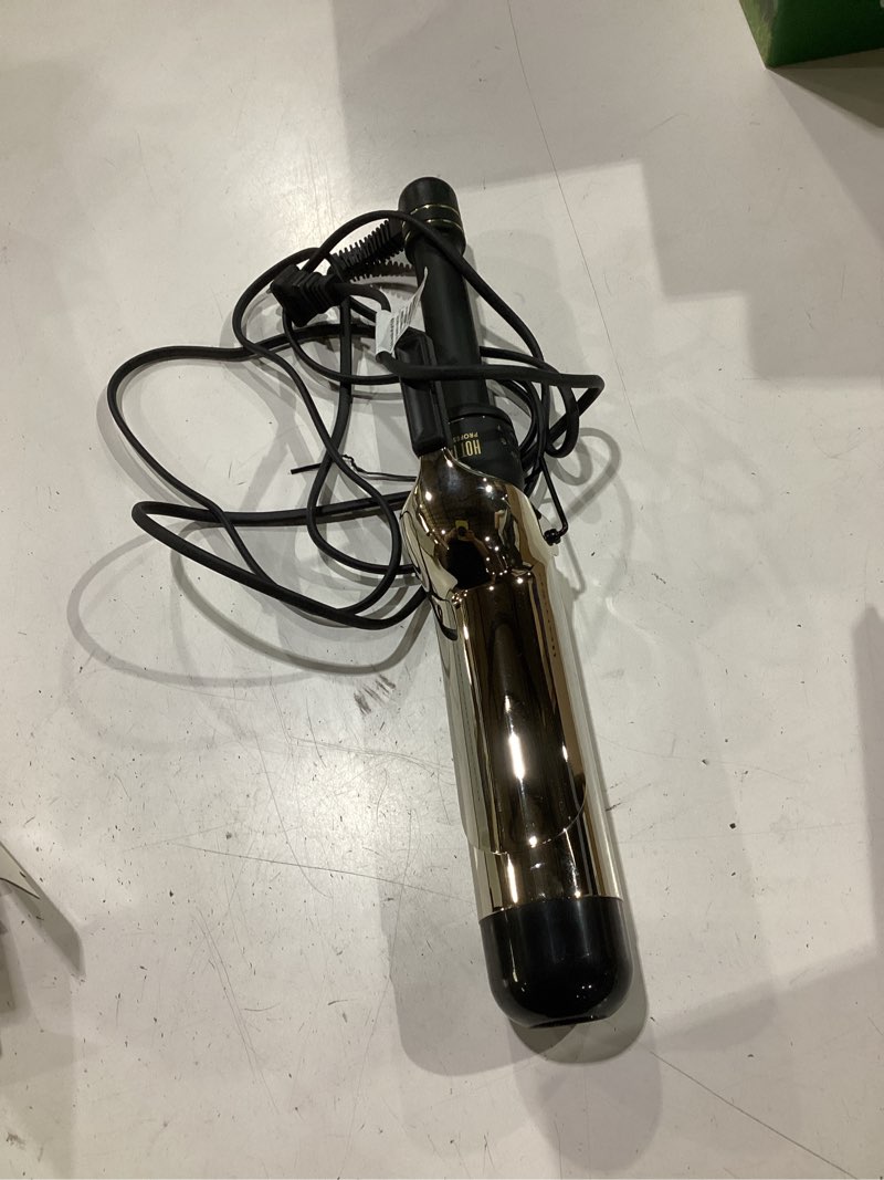 Condition photo showing Good Condition for hot tools 24k gold professional 2" extended barrel curling iron with clamp for loose curls - 24k gold technology for long-lasting results & longer barrel for easy styling 2 inches