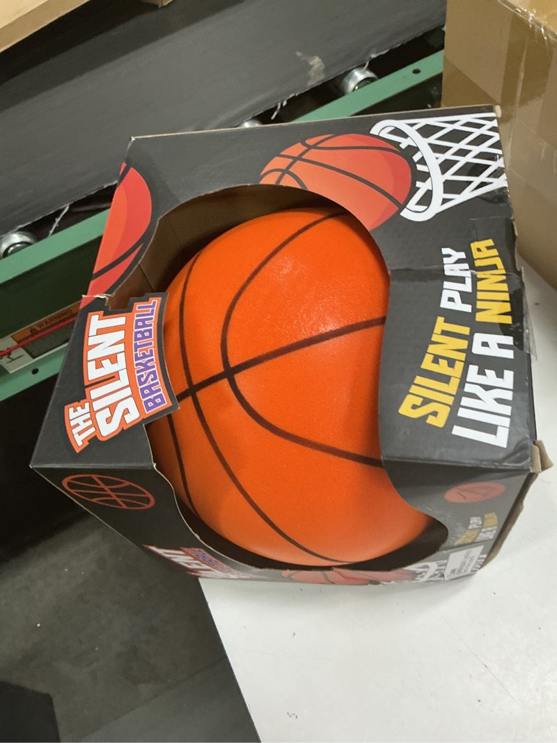 Condition photo showing Good Condition for silent basketball – not vacuum shipped - 2025 upgraded airless soft foam ball soundless for quiet dribbling and indoor training – real feel higher bounce no noise dark orange size 7