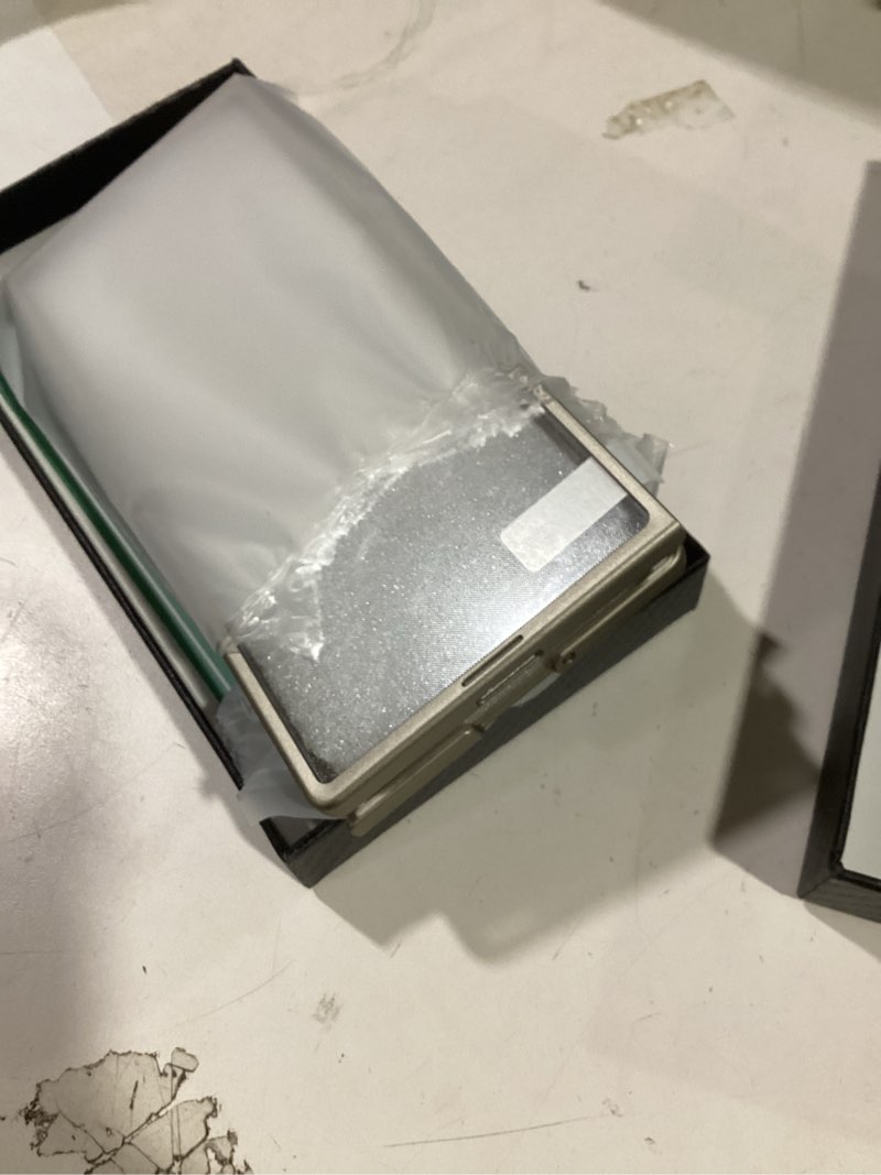 Condition photo showing Good Condition for ACCREW 360 Magnetic Stand for Galaxy Z Fold 7 Case with Built-in Screen Protector, Camera Protection, Fit for Magsafe, Slim Fit, Metal Kickstand, Shockproof Hard Protective Case for Samsung Fold 7 Titanium Gold
