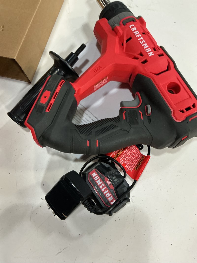 Condition photo showing As Is for craftsman v20* cordless multi-use garden tool kit (1.5ah) (cmca320c1)