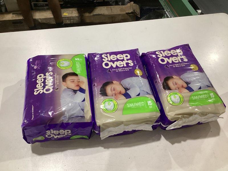 Condition photo showing New/Like New for sleepovers boys and girls underwear 15ct (3 packs)