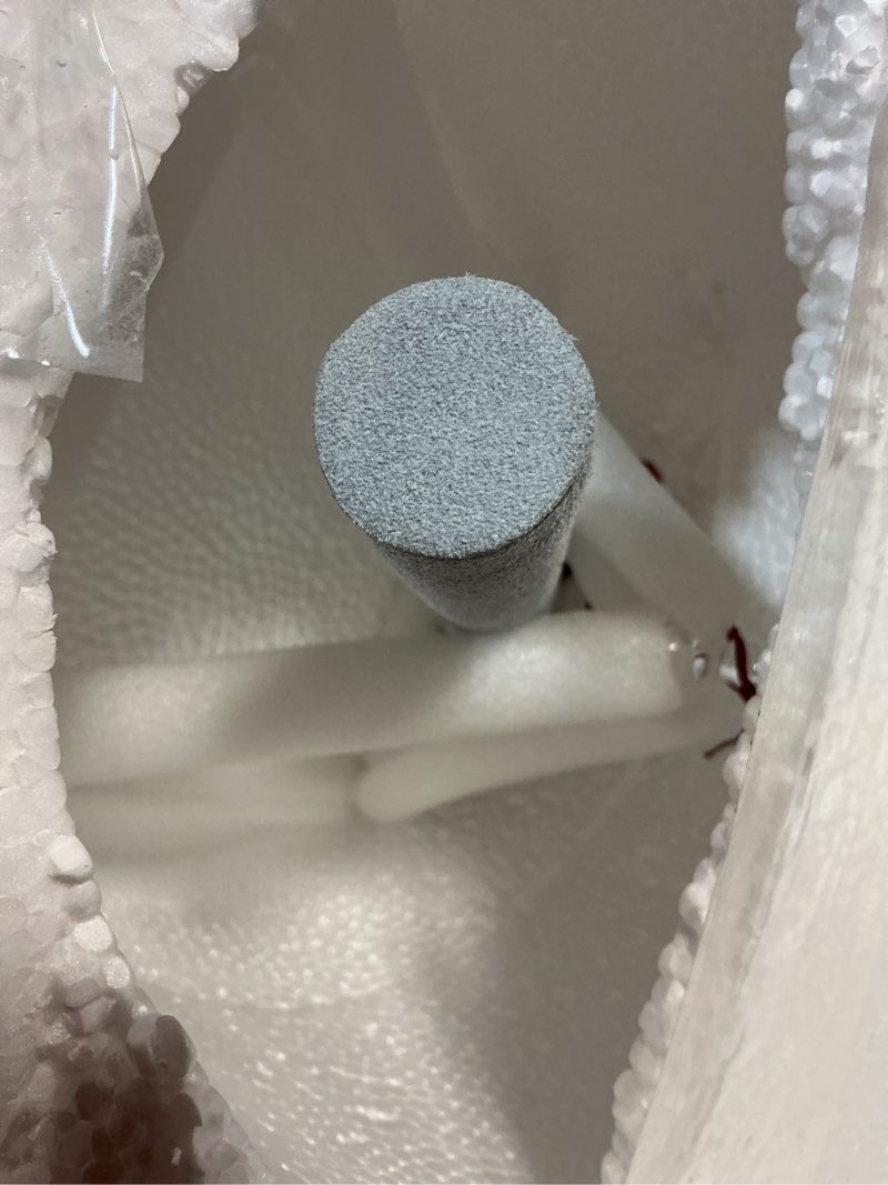 Condition photo showing Good Condition for 6 inch sound healing crystal singing bowl quartz crystal singing pyramid musical instrument with suede stick 6inch crystal pyramid