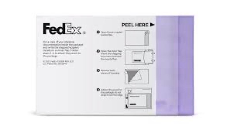 Fedex Shipping Pouch 