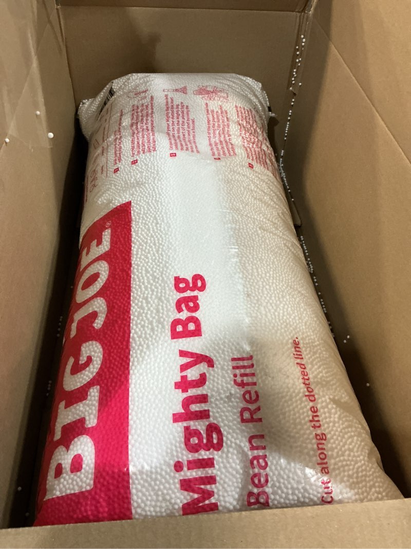 Condition photo showing As Is for big joe bean bag refill 1-pack  100 liter