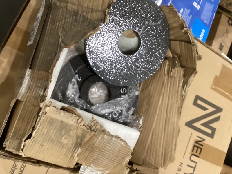 Condition photo showing Good Condition for 5lb weight lifting plates (2)