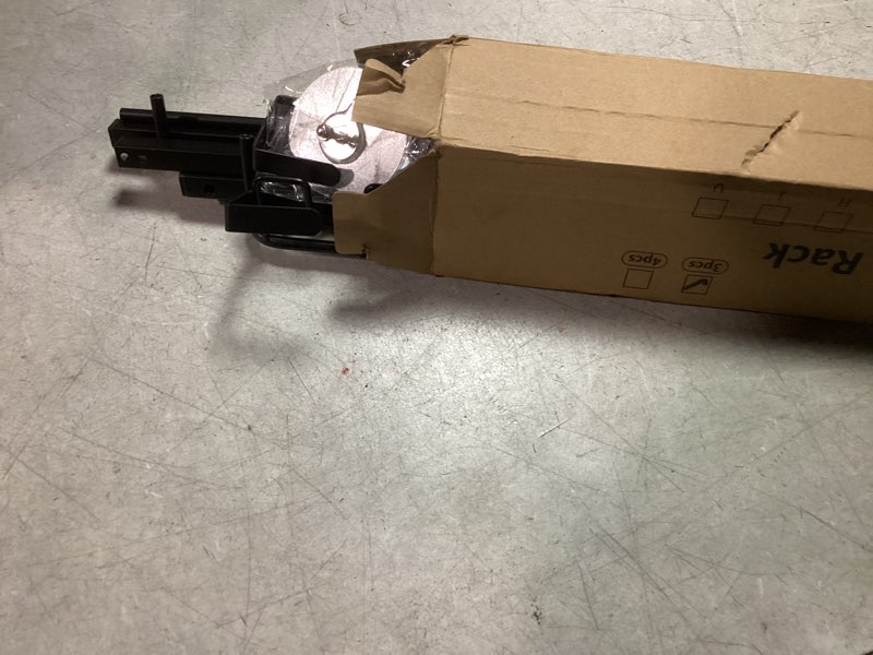 Condition photo showing New/Like New for HapiRm Over Door Hat Rack - 3 Tier Wall Mounted Hat Organizer with 16 Hooks and 10 Movable Clips, Baseball Cap Organizer Storage Holds up to 26 Caps for Door, Bedroom, Closet USPTO Patent Pending Black 3 Tier