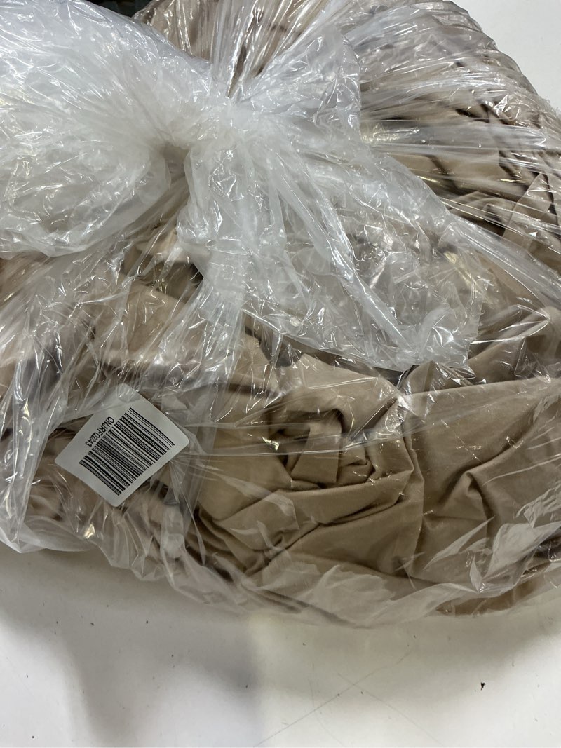 Condition photo showing Good Condition for organic brushed cotton sheet set, king, toffee