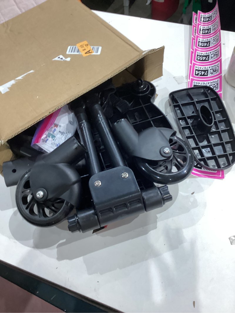 Condition photo showing Good Condition for 2026 New-Universal Stroller Board with Detachable Seat, 2in1 Sit and Stand Stroller Connectors for Most Strollers, Holds Children Up to 55 LBs Stroller Standing Board(Black) Dark Black