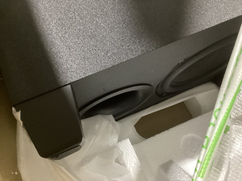 Condition photo showing Good Condition for Polk Audio Signa S4 TV Sound Bar with Subwoofer - Dolby Atmos Audio VoiceAdjust & BassAdjust Technology, HDMI eARC, Wireless Subwoofer works with 8K, 4K, & HD TVs, Bluetooth, Wireless Streaming S4 Soundbar + Subwoofer w/ Dolby Atmos