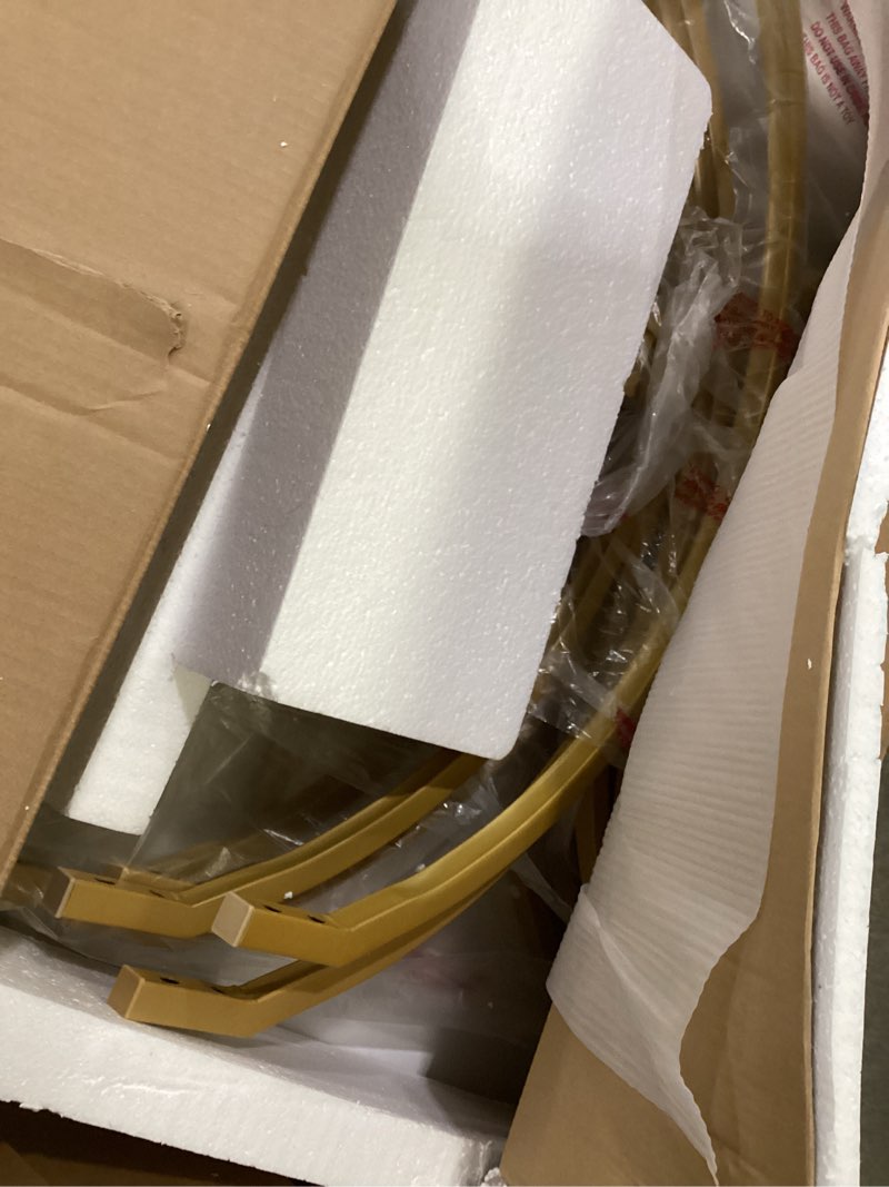 Executive Desk with 63" Modern Design and Faux Marble Tabletop