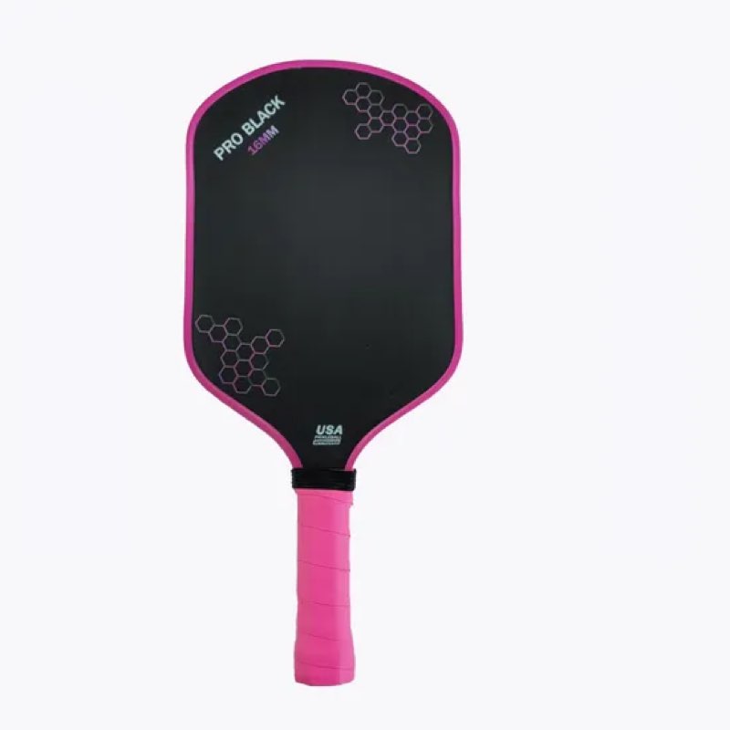 Pickleball Paddles Set of 2,T700 Carbon Fiber Pickleball Paddles w/Carbon Abrasion Surface & 16mm Ho