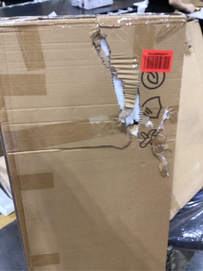 Condition photo showing New/Like New for 14 Inch Solid Bamboo Wood Full Size Bed Frame with Headboard, Platform Bed Frame Full with Metal Slats, No Box Spring Needed, Easy Assembly, Noise-Free, Natural Full Yellow