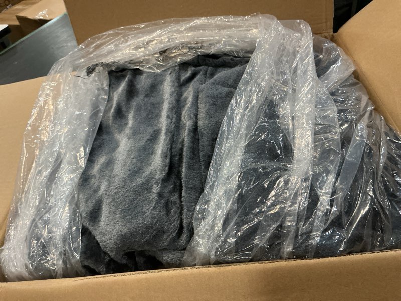 Condition photo showing As Is for Globlazer Cat Tree Tower for Indoor Cats, 50-inch Adult Cat Tree House for Large Adult Cats with Steps, Scratching Post, 2 Cat Caves, Dangling Toys, FC50, Dark Grey 50inch Dark Grey