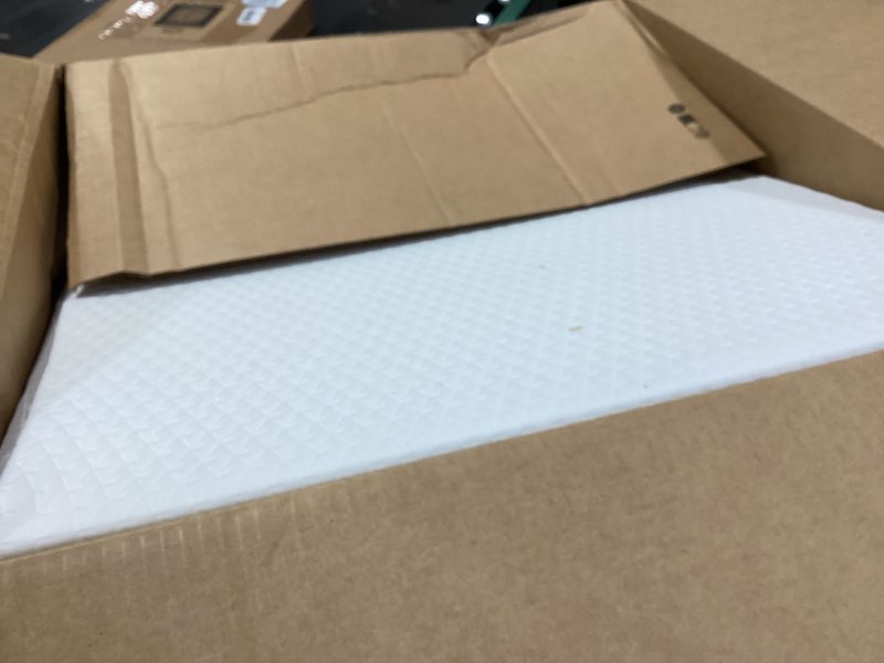 Condition photo showing Good Condition for ruqmuis wedge pillow for acid reflux, bed wedge pillow for headboard 10", pillow wedge for back pain relief, post surgery, elevated pillows for sleeping, snoring, triangle pillow with cover, white 24*24*10 inch white/grey