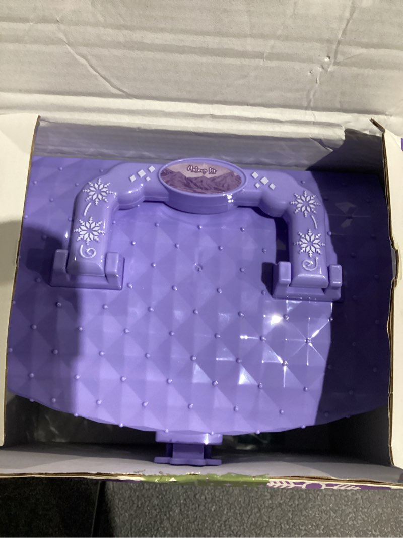 Condition photo showing Good Condition for girlshome kids makeup set for girl 56 pcs washable real cosmetic, non-toxic frozen toys toddler makeup kit, frozen princess dress up kit christmas & birthday girl gift for 3-12 (frozen purple)