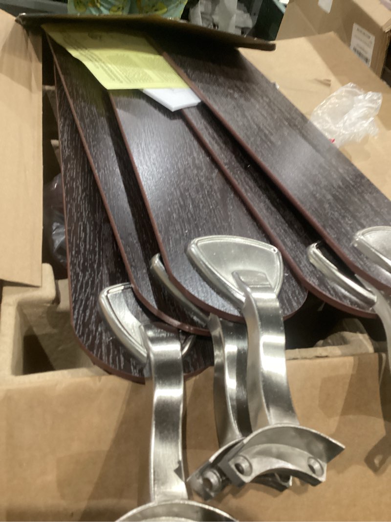 52" Centreville Ceiling Fan with Led Lights brushed nickel finish