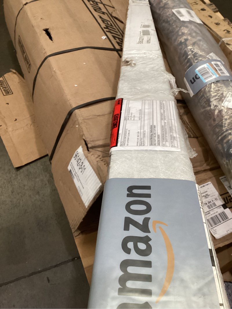 Condition photo showing As Is for Lithonia Lighting 1 Light LED Strip Light, 8 Foot Linear LED Ceiling Lighting Fixture, 11000 Lumens, 4000K, Dimmable, MVOLT, for Garage, Closet, Utility Room (MNSS L96 11000LM MVOLT GZ10 40K G1) 96 Inches Cool White