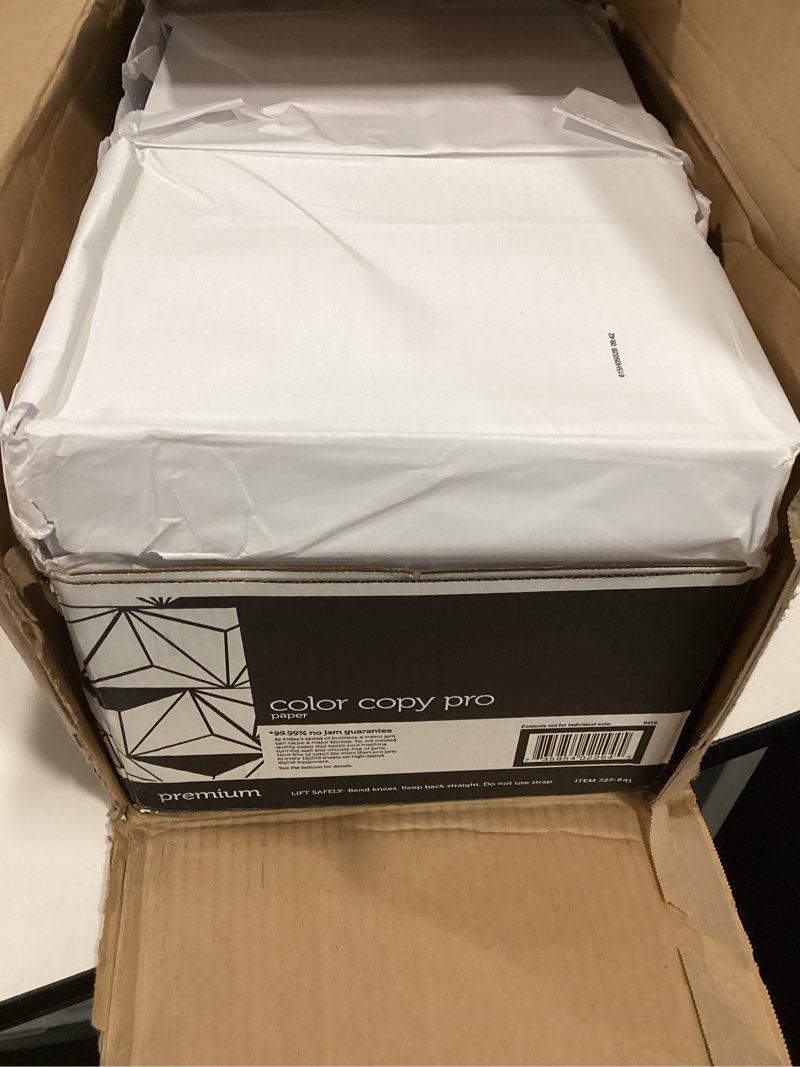 Condition photo showing Good Condition for Office Depot Color Copy Paper, 8 1/2in. x 11in., 28 Lb, Ream Of 500 Sheets, Case Of 8 Reams, 727641