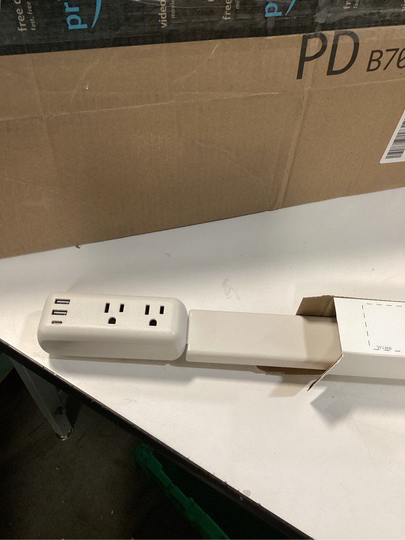 Condition photo showing New/Like New for Eletrical Outlet Extender Stick 22"-34" Vertical Power Socket Expander with 2 AC Outlets, USB-A,USB-C Ports,180° Rotating Wall Outlet Extender for Hard-to-Reach Extension Cord Extender Behind Sofa