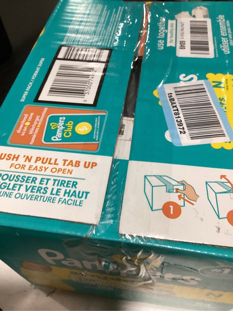 Condition photo showing Good Condition for Pampers Swaddlers Diapers, Size 0 (up to 10 lbs), 84 Count, Absorbent, Keeps Baby Dry and Comfortabl