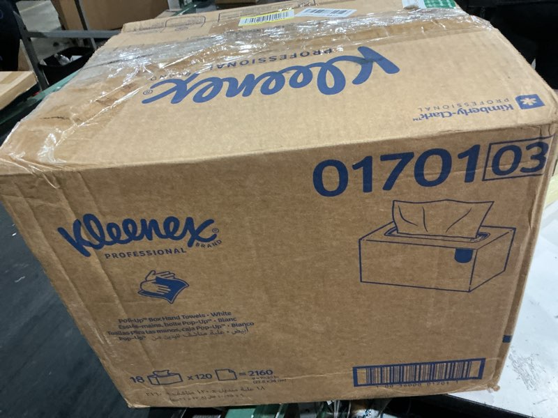 Condition photo showing Good Condition for kimberly-clark  kcc01701  kleenex boxed hand towels  120 / box  white