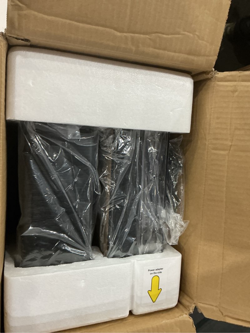 Condition photo showing New/Like New for Record Player with 2X External Speakers Turntable Bluetooth Input Belt-Driven 3-Speed (33, 45, 78 RPM) LP Player Turntables for Vinyl Records with RCA Output, Aux in, Auto Stop, Black