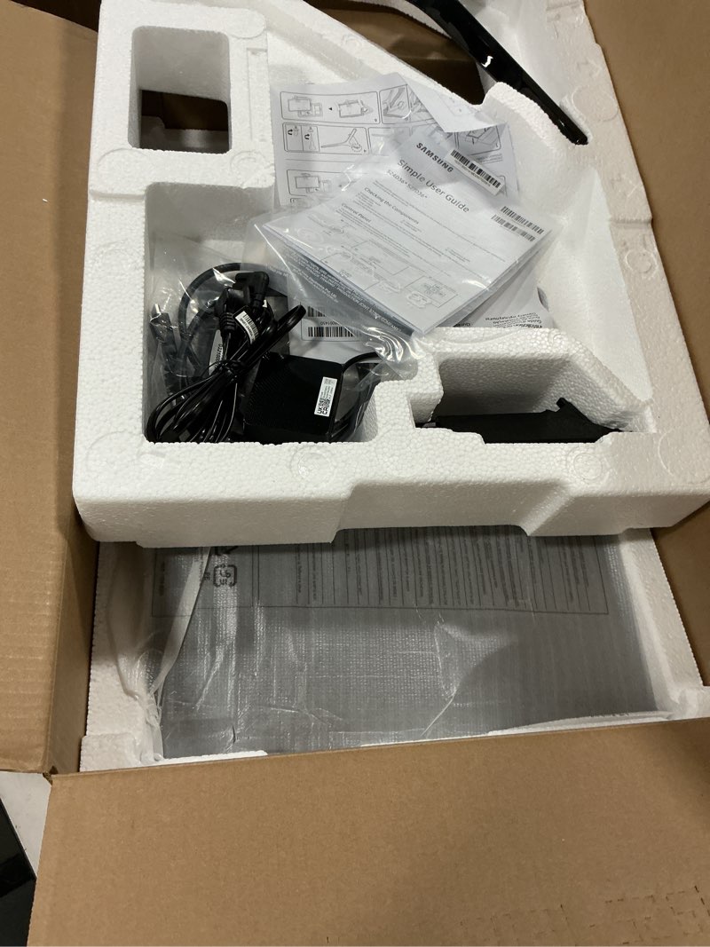 Condition photo showing Good Condition for Samsung 27" Essential S3 (S36GD) Series FHD 1800R Curved Computer Monitor, 100Hz, Game Mode, Advance