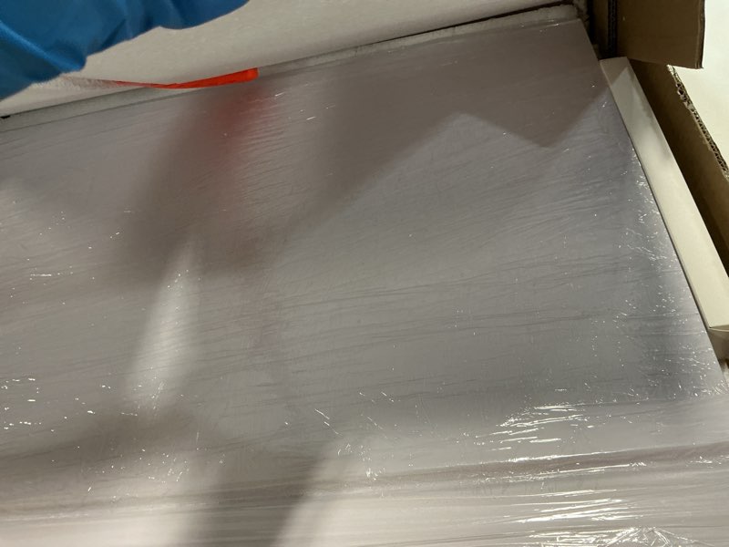 Condition photo showing Good Condition for wire rack covers for shelves, 28*16 inch wires shelf ccover, shelfs covers for wire shelving, easy to cut install wires shelf 0.31-inch thick moisture durable shelfs liner for kitchen, pantry white white 28w x 16d