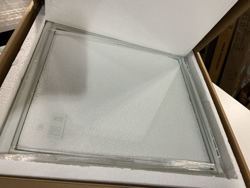 Condition photo showing Good Condition for 241969501 Refrigerator Shelf Frame With Glass, Refrigerator Drawer Cover for Frigidaire Replacement Shelf With 240443384 Glass (241969501 Refrigerator Shelf Frame With Glass)