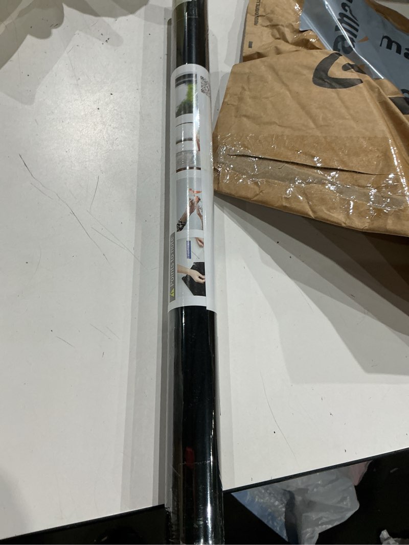 Condition photo showing Good Condition for fufin one-way window privacy film with installation tools,premium pet material,heat control 99% uv blocking and privacy protection and blackout window film (black, 17.5inch×78.7inch) black 17.5inch×78.7inch