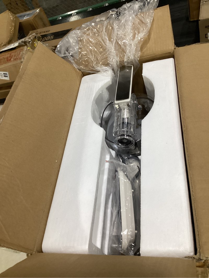 Condition photo showing As Is for wetie slushie machine, 82oz slushy machine for home with adjustable temperature, led display, 6 presets frozen drink maker for ice cream, smoothie, frappés, margarita, milkshake, auto-clean white