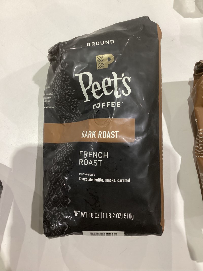 Condition photo showing New/Like New for Peet's Coffee, Dark Roast Ground Coffee - French Roast 18 Ounce Bag French Roast 18 Ounce (Pack of 1)