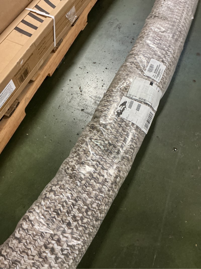 Condition photo showing New/Like New for Colonial Mills Siena Multi Braided Rug - Weathered Brown 8' Square