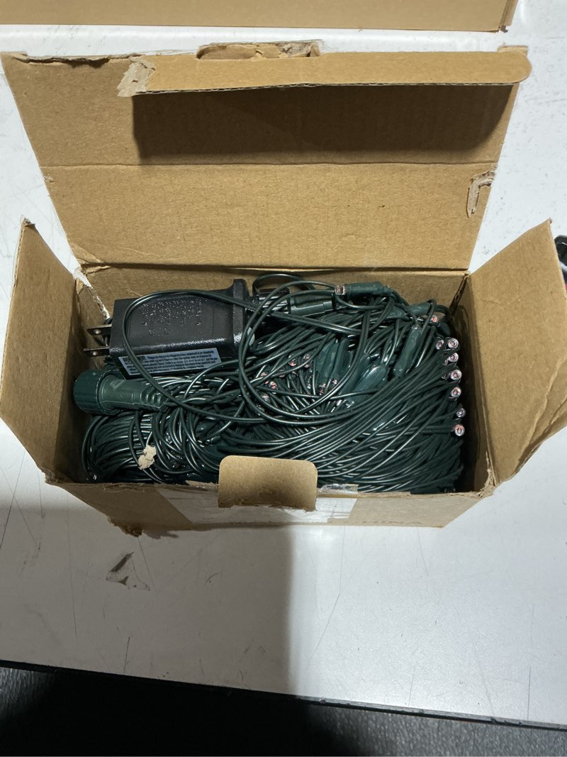 Condition photo showing New/Like New for BlcTec Outdoor Christmas Lights 360 LED 9.8ft x 6.6ft Christmas Net Lights with 8 Modes, UL Certified, Timer, Connectable, Waterproof for Bushes, Shrubs, Yard Outdoor Xmas Decorations, Red Green Red Green 360LED