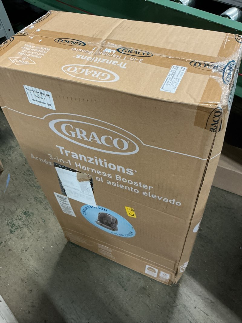 Condition photo showing New/Like New for graco tranzitions 3-in-1 harness booster car seat, forward facing car seat, highback, to backless booster, cinder