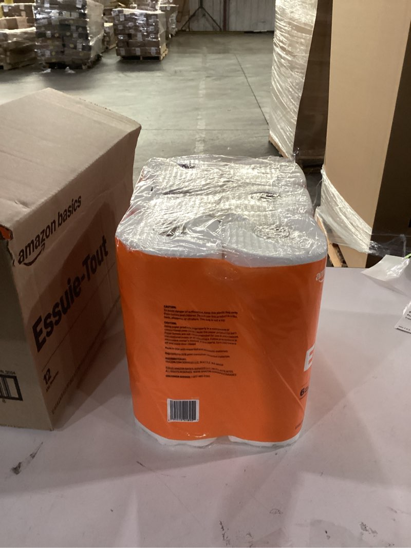 Amazon Basics 2-Ply Paper Towel, Flex Sheets, 150 Sheet per Roll, 6 Rolls, White