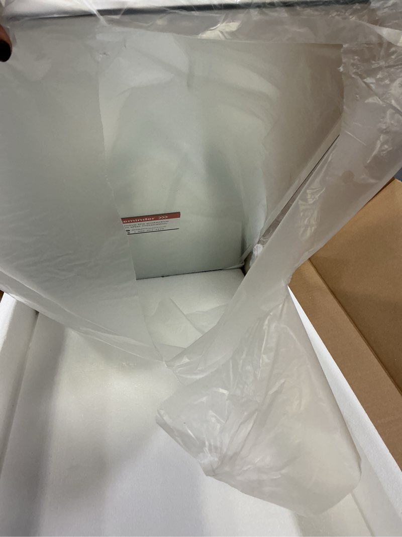 Condition photo showing Good Condition for TETOTE 15 x 26 Bathroom Mirror with Storage with Tempered Beveled Mirror Silver Medicine Cabinet Aluminum Cabinet DTC Hinges, Stepless Adjustable Shelves, Recessed/Surface-Mounted 26"L x 15"W Silver