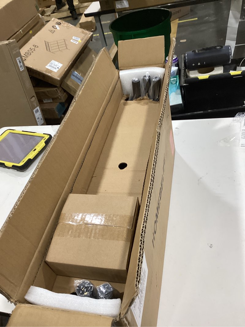 Condition photo showing New/Like New for 5-Light Farmhouse Chandelier Lighting Fixture, Linear Pendant Light for Kitchen Island, Dining & Living Room, Matte Black Finished Black 5-Light