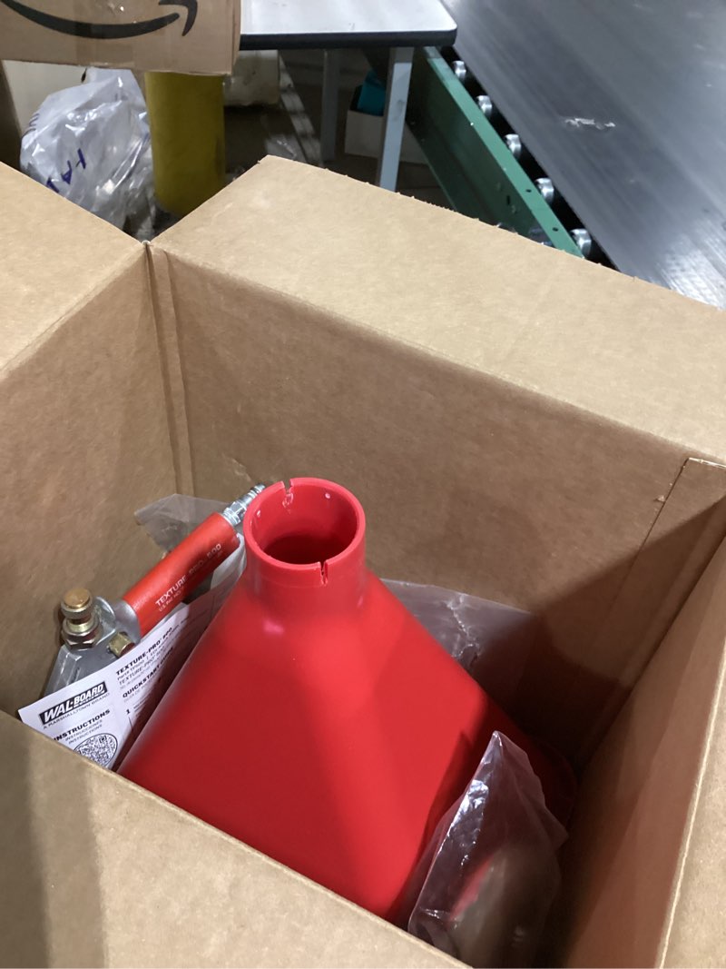Condition photo showing As Is for WAL-Board Tools Texture Pro 500 Hopper Gun, USA Made, Complete Kit for Wall and Ceiling Texturing, with Air Control Valve, TP500