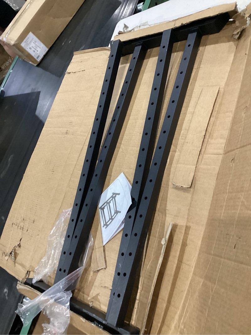 Condition photo showing As Is for 3-tier dumbbell rack, 1100lb capacity adjustable weight rack for home gym, heavy-duty weight stand for dumbbells kettlebells & weight plates(rack only) black 3-tier db rack