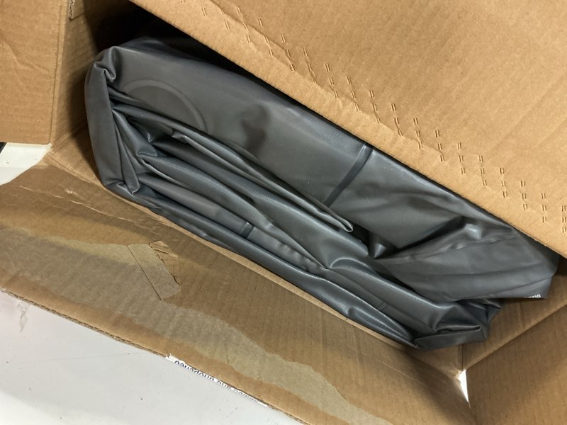 Condition photo showing As Is for ozark trail 16" queen air mattress with built-in electric pump