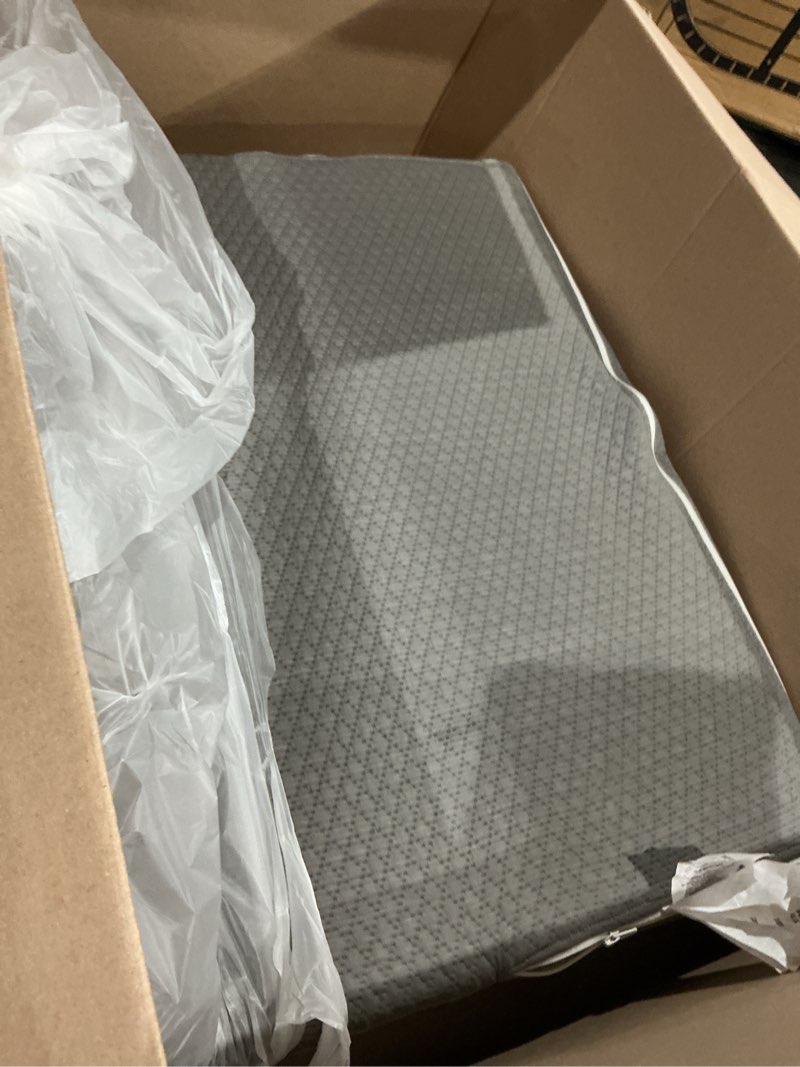 Condition photo showing As Is for kolbs bed wedge pillow for sleep apnea, fsa eligible acid reflux, and back pain relief, with chic jacquard cover - headboard wedges for sleeping (standard width 7.5" height)