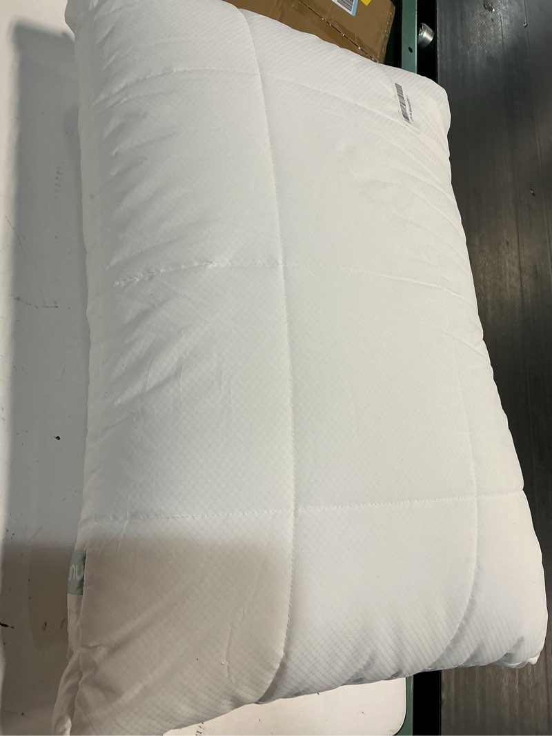 Condition photo showing As Is for nuzzle cooling adjustable pillow for side sleepers, luxury standard size bed pillow hotel collection - best adjust height soft firm pillow for back, stomach or side sleepers - home gifts