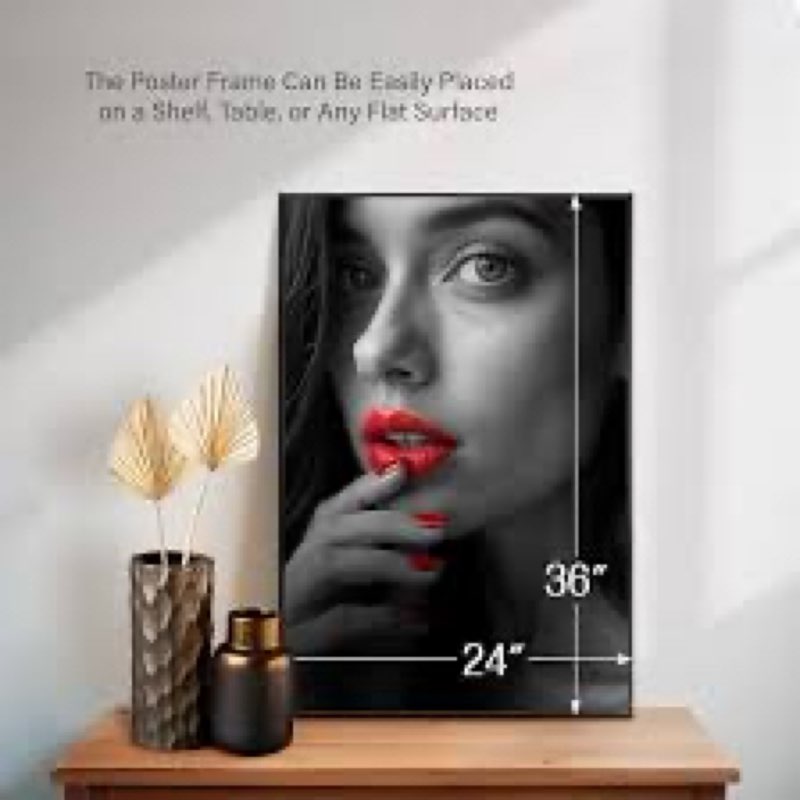 plexon 36x24 poster frame black picture frame for wall gallery 24x36 photo frame