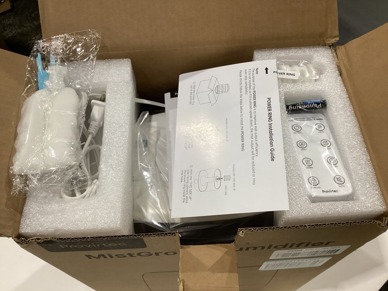 Condition photo showing New/Like New for 6L Self-Cleaning Humidifier for Large Room, CleanCare Warm & Cool Mist, No-Leak Design & Top Fill, 60 Hour Runtime, Quiet Ultrasonic Auto Mode with Remote Control for Bedroom & Home, NOT TESTED