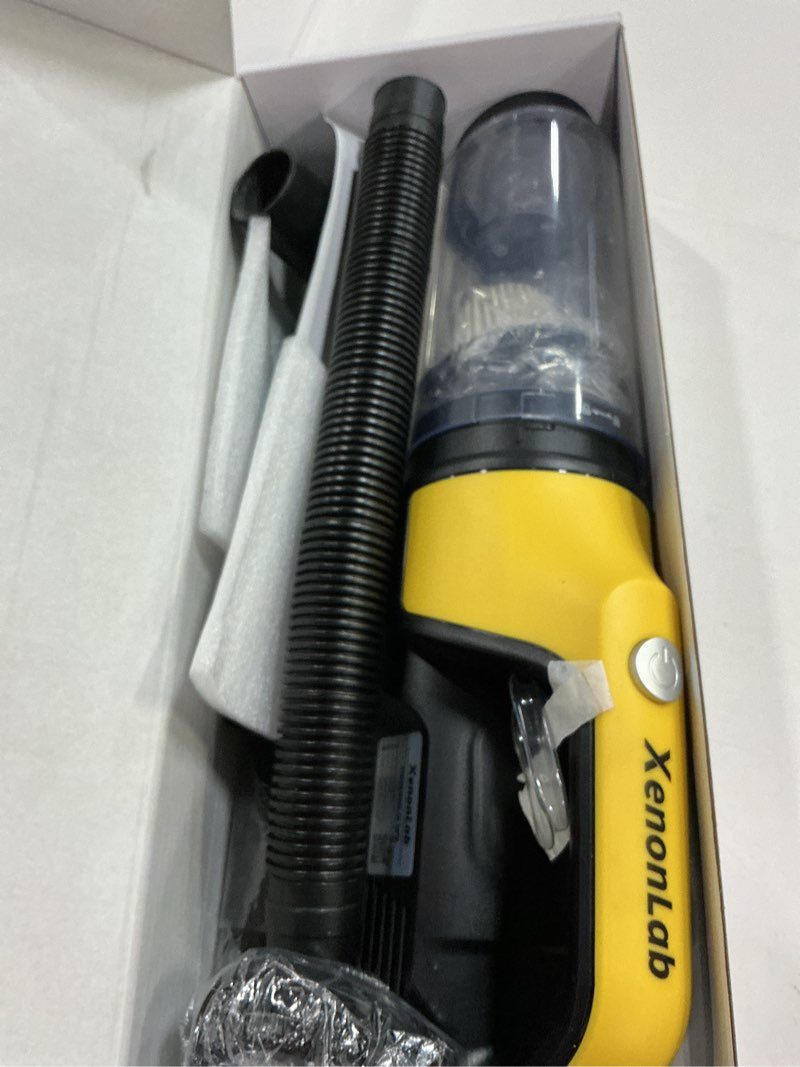 Condition photo showing Good Condition for Handheld Vacuum Cordless 1.1 Pounds Car Vac 10000PA Hand Held Vacuums 4-in-1 Hand Vac Cordless Rechargeable HEPA Filter Large Capacity Dust Cup for Car Office Home Pets Hair (Yellow)
