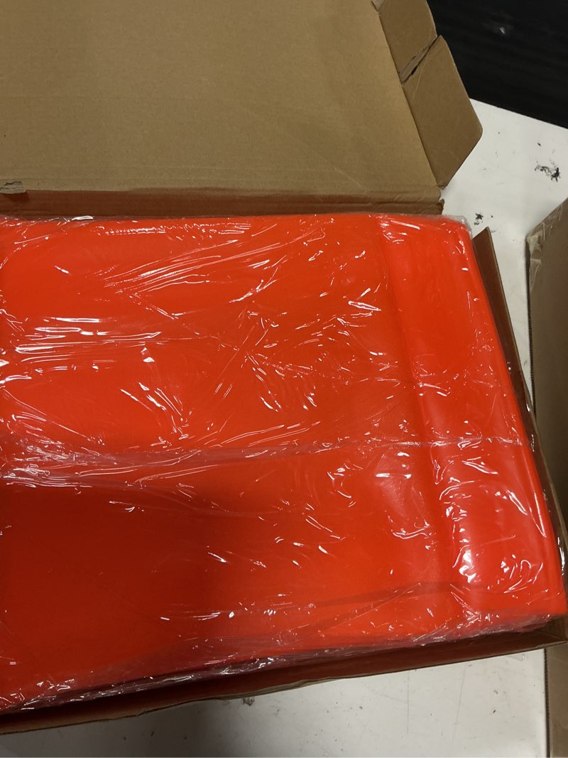 Condition photo showing Good Condition for 36" silicone griddle mat for blackstone 36 inch grill, heavy duty food grade silicone cover, all-season dirt & rust protection 36" x 22" x 2.4"