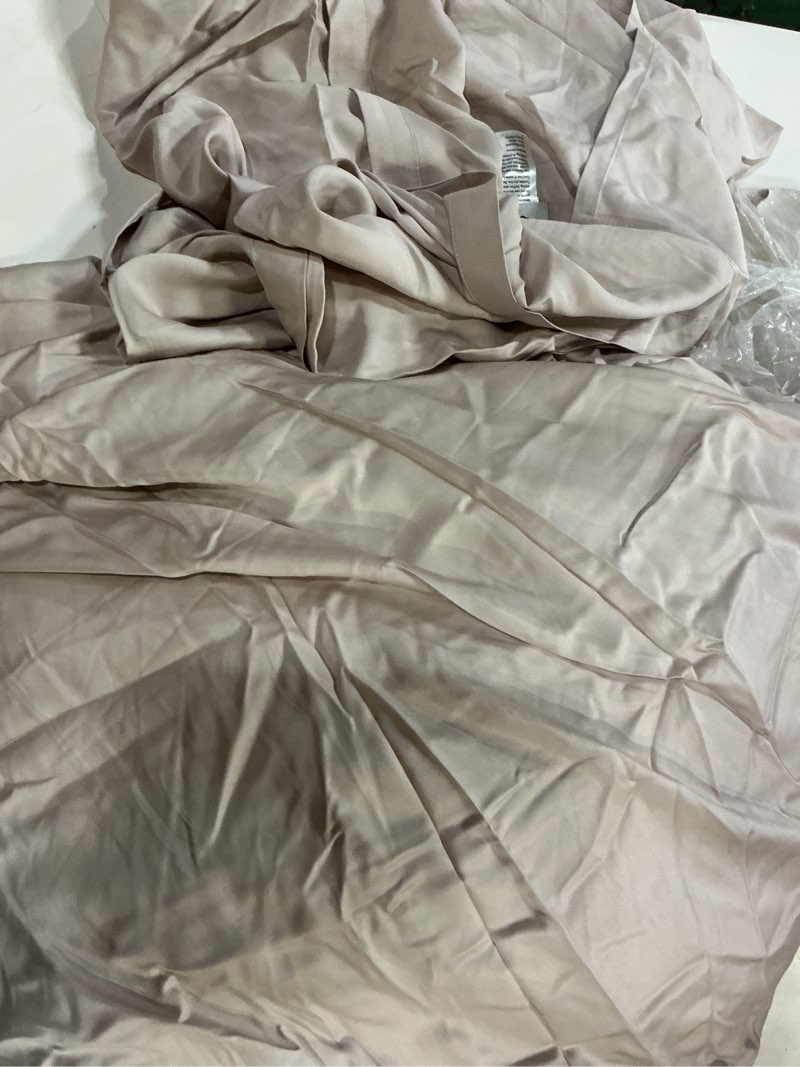Condition photo showing Good Condition for quince, european bamboo duvet set 3 pcs/standar/sand